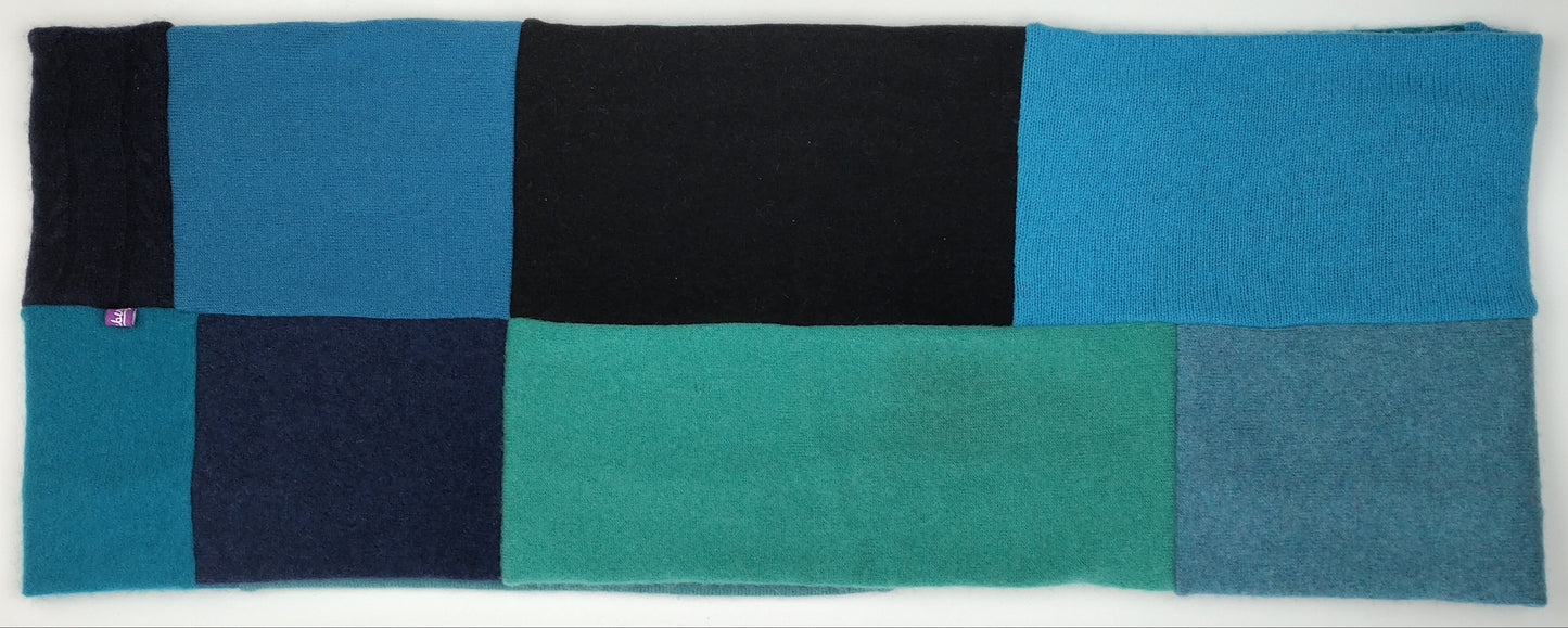 Peacock Cashmere Infinity Scarf