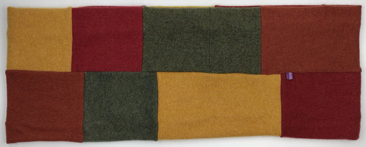 Autumn Leaves Cashmere Infinity Scarf