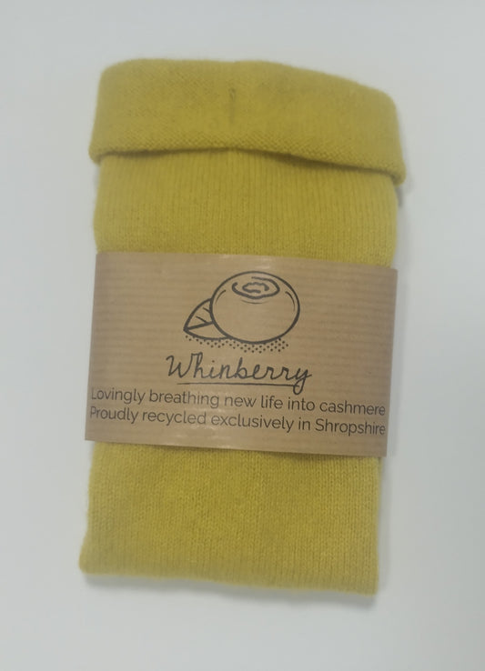 Citrus Cashmere Fingerless Gloves