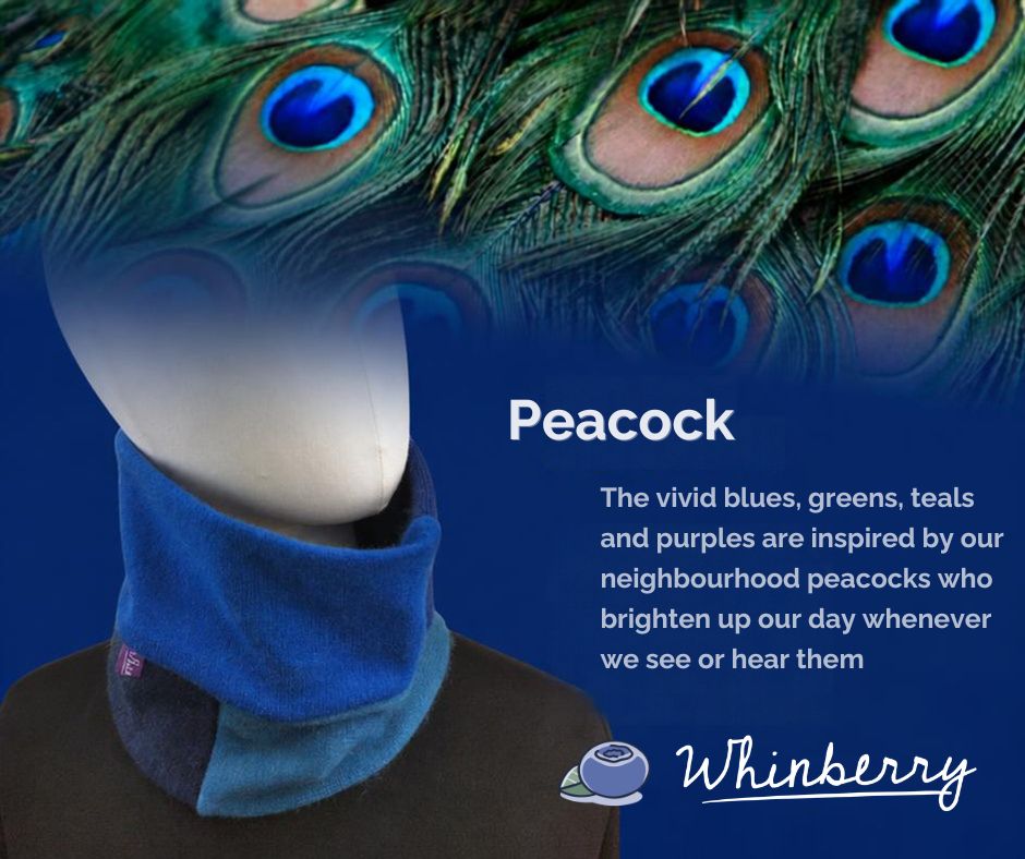 Peacock Neckwarmer