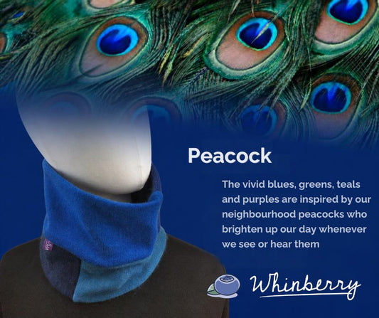 Peacock Neckwarmer