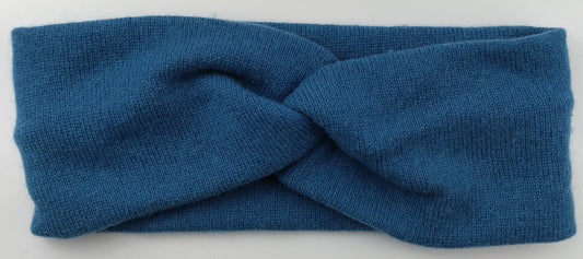 Bright Blue Cashmere Headband