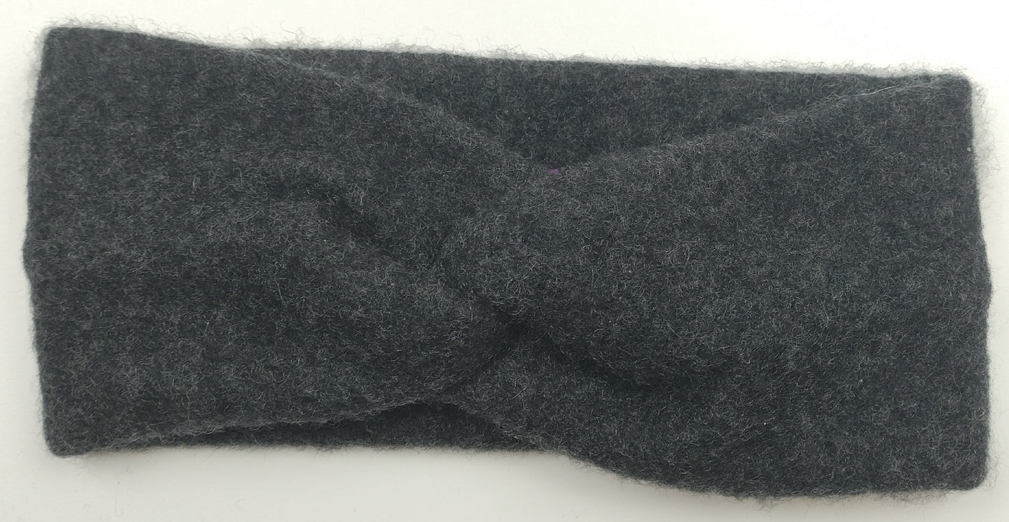 Charcoal Cashmere Headband