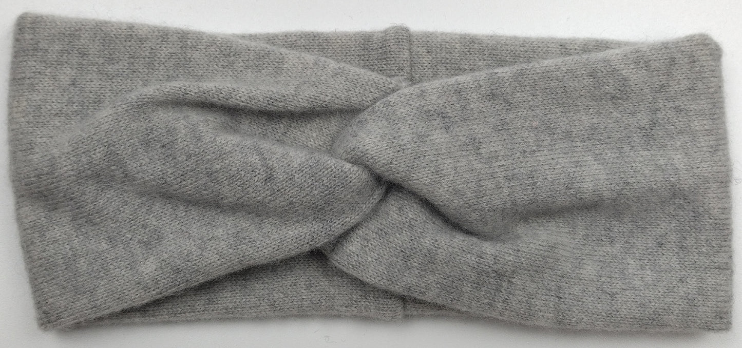 Light Grey Cashmere Headband