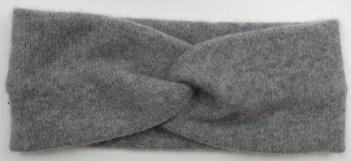Mid Grey Cashmere Headband
