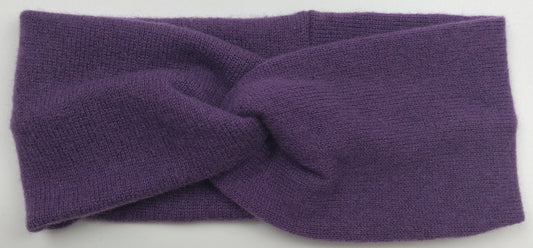 Purple Heather Cashmere Headband