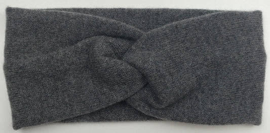 Slate Grey Cashmere Headband