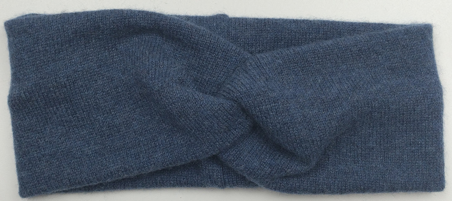 Twilight Blue Cashmere Headband
